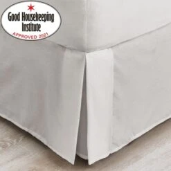 Non Iron Plain Dye Silver Valance -Bedding Store 30166703