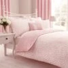 Annie Pink Reversible Duvet Cover And Pillowcase Set