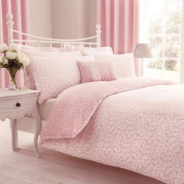 Annie Pink Reversible Duvet Cover And Pillowcase Set 3 Annie Pink Reversible Duvet Cover And Pillowcase Set