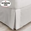 Non Iron Plain Dye Silver Valance -Bedding Store 30241304