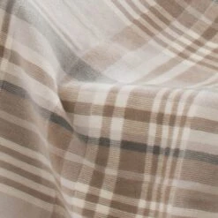 Super Soft Plaid Check Natural Throw -Bedding Store 30410648 alt03