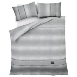 Catherine Lansfield Denim Grey Duvet Cover And Pillowcase Set -Bedding Store 30620753 alt07