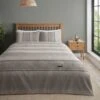 Catherine Lansfield Denim Grey Duvet Cover And Pillowcase Set -Bedding Store 30620754