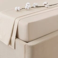 Dorma Smooth & Soft 300 Thread Count Cotton Sateen Flat Sheet 31 Dorma Smooth & Soft 300 Thread Count Cotton Sateen Flat Sheet -Bedding Store 30624451 alt01