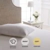 Dorma Luxurious White Goose Down Front Sleeper Pillow -Bedding Store 30635117