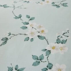 Edith Duck Egg Floral Reversible Duvet Cover And Pillowcase Set -Bedding Store 30646306 alt04