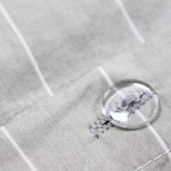 The Linen Yard Linear Stripe 100% Cotton Duvet Cover And Pillowcase Set -Bedding Store 30663037 alt06