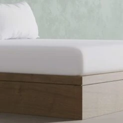 Panda Bamboo White Fitted Sheet -Bedding Store 30677549