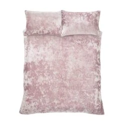 Catherine Lansfield Crushed Velvet Duvet Cover And Pillowcase Set -Bedding Store 30705247 alt07