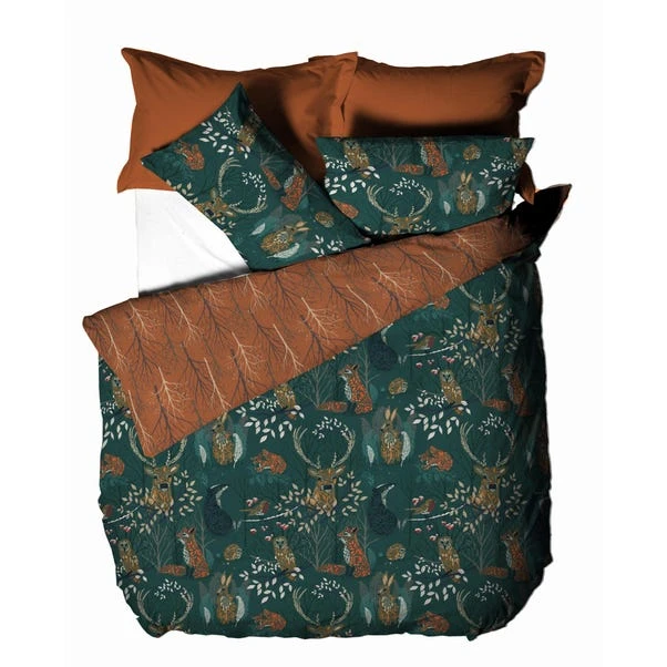 Furn. Riva Forest Fauna Duvet Cover & Pillowcase Set 5 Furn. Riva Forest Fauna Duvet Cover & Pillowcase Set - Image 3