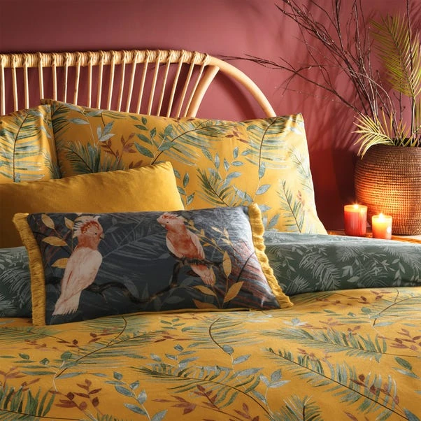 Furn. Riva Mazari Mustard Duvet Cover And Pillowcase Set 15 Furn. Riva Mazari Mustard Duvet Cover And Pillowcase Set - Image 14