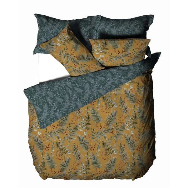 Furn. Riva Mazari Mustard Duvet Cover And Pillowcase Set 13 Furn. Riva Mazari Mustard Duvet Cover And Pillowcase Set - Image 12