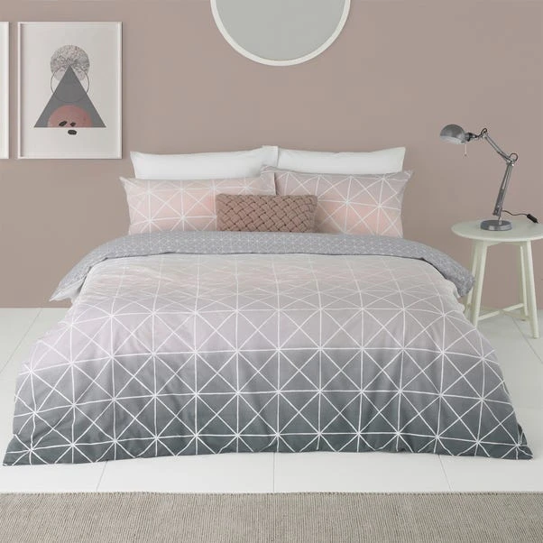 Furn. Spectrum Blush Ombre Reversible Duvet Cover And Pillowcase Set 12 Furn. Spectrum Blush Ombre Reversible Duvet Cover And Pillowcase Set - Image 10
