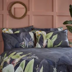 Paoletti Artemis 100% Cotton Duvet Cover And Pillowcase Set -Bedding Store 30744172 alt01