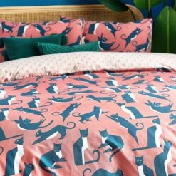 Furn. Kitta Pink Watermelon Duvet Cover And Pillowcase Set -Bedding Store 30746749 alt06