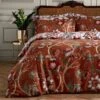 Paoletti Botanist Rust 100% Cotton Reversible Duvet Cover And Pillowcase Set 1 Paoletti Botanist Rust 100% Cotton Reversible Duvet Cover And Pillowcase Set -Bedding Store 30746990