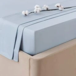 Dorma Smooth & Soft 300 Thread Count Cotton Sateen Flat Sheet 25 Dorma Smooth & Soft 300 Thread Count Cotton Sateen Flat Sheet -Bedding Store 30770617 alt01