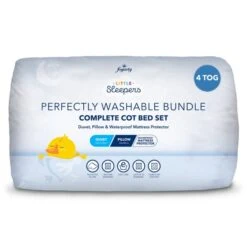 Fogarty Little Sleepers Perfectly Washable 4 Tog Summer Cot Bed Duvet, Pillow & Mattress Protector Set -Bedding Store 30797947 alt04