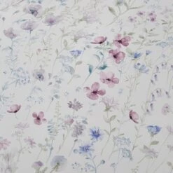 Dorma Wildflower Mauve Cotton Duvet Cover And Pillowcase Set -Bedding Store 30799104 alt04