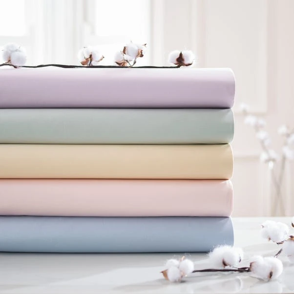 Dorma Smooth & Soft 300 Thread Count Cotton Sateen Flat Sheet 15 Dorma Smooth & Soft 300 Thread Count Cotton Sateen Flat Sheet - Image 13