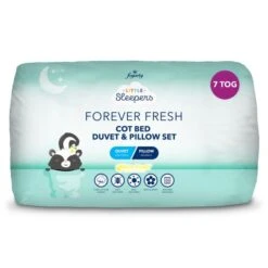 Fogarty Little Sleepers Forever Fresh Antibacterial 4 Tog All Seasons Cot Bed Duvet & Pillow Set -Bedding Store 30808793 alt03