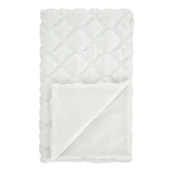 Catherine Lansfield Cosy Diamond 130cm X 170cm Throw -Bedding Store 30812043 alt03