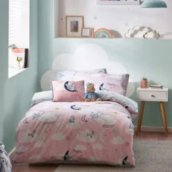 Peter Rabbit™ Sleepy Head Pink Duvet Cover And Pillowcase Set 14 Peter Rabbit™ Sleepy Head Pink Duvet Cover And Pillowcase Set -Bedding Store 30818585