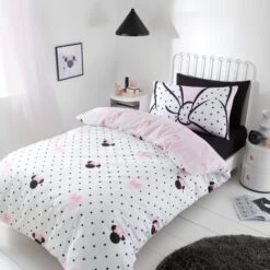 Disney Minnie Mouse Duvet Cover And Pillowcase Set -Bedding Store 30826479