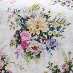 Kinsley Floral Cotton Duvet Cover And Pillowcase Set 40 Kinsley Floral Cotton Duvet Cover And Pillowcase Set -Bedding Store 30828344 alt03