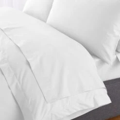 Hotel 230 Thread Count Crisp Cotton Percale Flat Sheet -Bedding Store 30831820