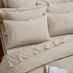 Dorma Crisp & Fresh 400 Thread Count Egyptian Cotton Percale Duvet Cover -Bedding Store 30836090 alt02