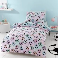 Football Ombre Duvet Cover And Pillowcase Set -Bedding Store 30853784 alt02