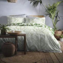 Tahiti Green Duvet Cover And Pillowcase Set -Bedding Store 30858200 alt02