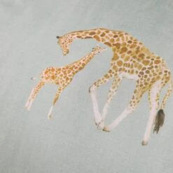 Fusion Milo Giraffe Duck Egg Blue Duvet Cover And Pillowcase Set -Bedding Store 30858311 alt03