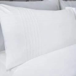 Serene Amalfi White Duvet Cover And Pillowcase Set -Bedding Store 30858393 alt01