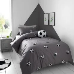 Tufted Football Duvet Cover & Pillowcase Set -Bedding Store 30861100