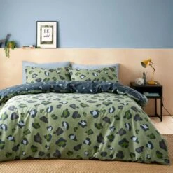 Leopard Duvet Cover And Pillowcase Set -Bedding Store 30861113