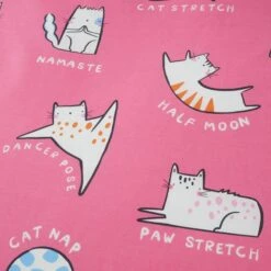 Yoga Cats Duvet Cover & Pillowcase Set 13 Yoga Cats Duvet Cover & Pillowcase Set -Bedding Store 30861277 alt05
