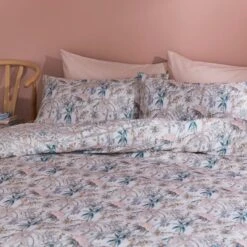 Tropics Floral Duvet Cover And Pillowcase Set -Bedding Store 30862332 alt08