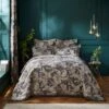 Dorma Gilded Crane Charcoal Bedspread -Bedding Store 30862917