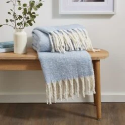 Faux Mohair Throw 130cm X 180cm