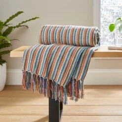 Russell Stripe Throw -Bedding Store 30864111