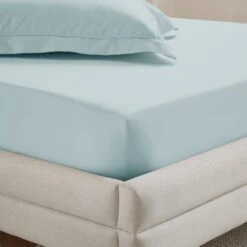 Dorma Crisp & Fresh 400 Thread Count Egyptian Cotton Percale Fitted Sheet 32 Dorma Crisp & Fresh 400 Thread Count Egyptian Cotton Percale Fitted Sheet -Bedding Store 30866165