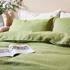 Linen Duvet Cover And Pillowcase Set 39 Linen Duvet Cover And Pillowcase Set -Bedding Store 30866347 alt02