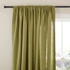 Linen Slot Top Curtains -Bedding Store 30866376