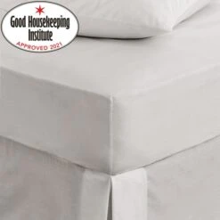 Non Iron Plain Fitted Sheet -Bedding Store 30867326