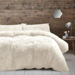 Catherine Lansfield Cuddly Faux Fur Duvet Cover & Pillowcase Set 32 Catherine Lansfield Cuddly Faux Fur Duvet Cover & Pillowcase Set -Bedding Store 30874349