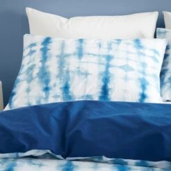 Navy Ombre Duvet Cover & Pillowcase Set -Bedding Store 30876495 alt03