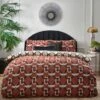 Furn. Avalon Duvet Cover And Pillowcase Set Brick 1 Furn. Avalon Duvet Cover And Pillowcase Set Brick -Bedding Store 30876779