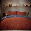 Furn. Witchy Vibes Duvet Cover And Pillowcase Set Rust -Bedding Store 30877044